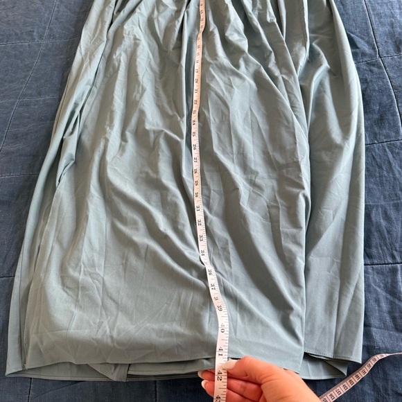 HALARA Green Breezy Maxi Skirt with Slit Resort Wear Size 1X - Picture 7 of 7